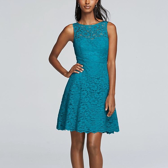 Short lace bridesmaids dress - David’s bridal - Picture 5 of 5